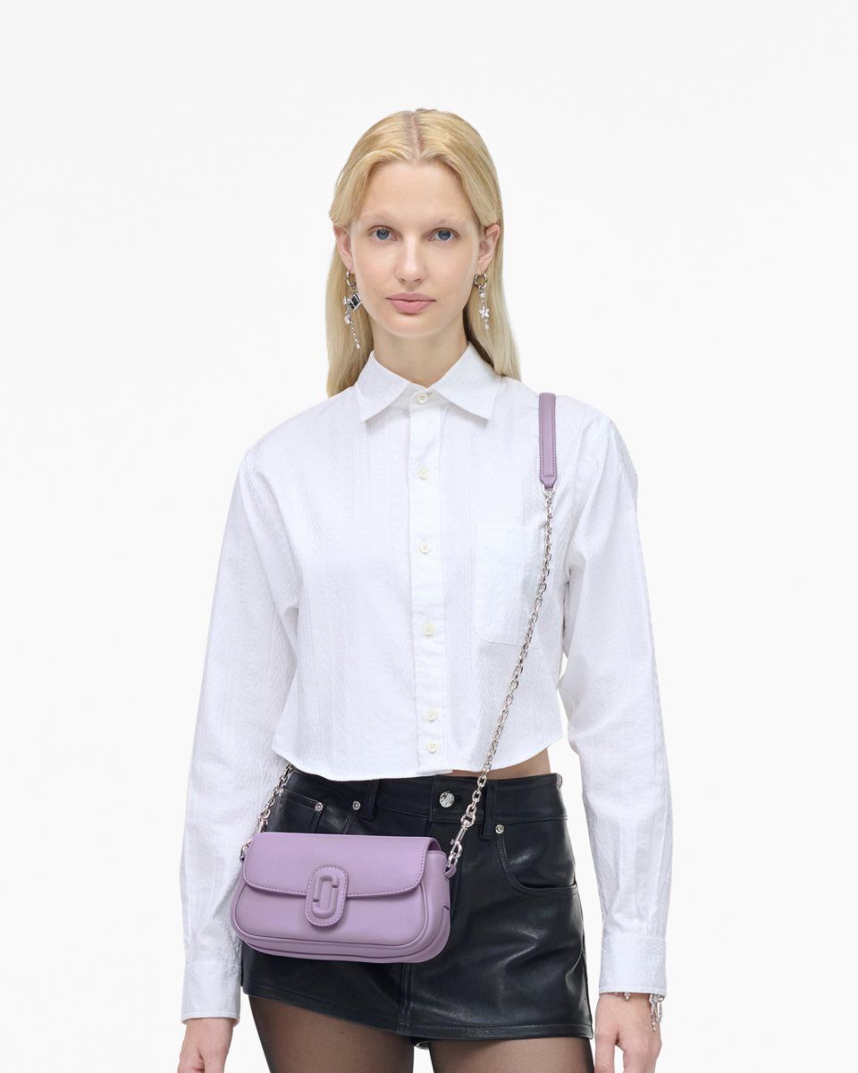 Sac Porté Épaule Marc Jacobs The Clover Shoulder Bag Femme Violette | 781BZSIFT