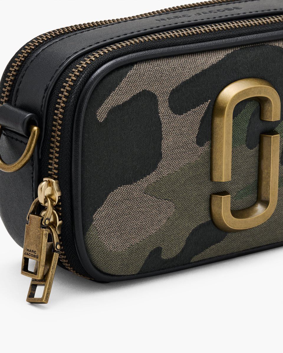 Sac Snapshot Marc Jacobs The Camo Jacquard Snapshot Femme Camouflage Multicolore | 184GORWDN