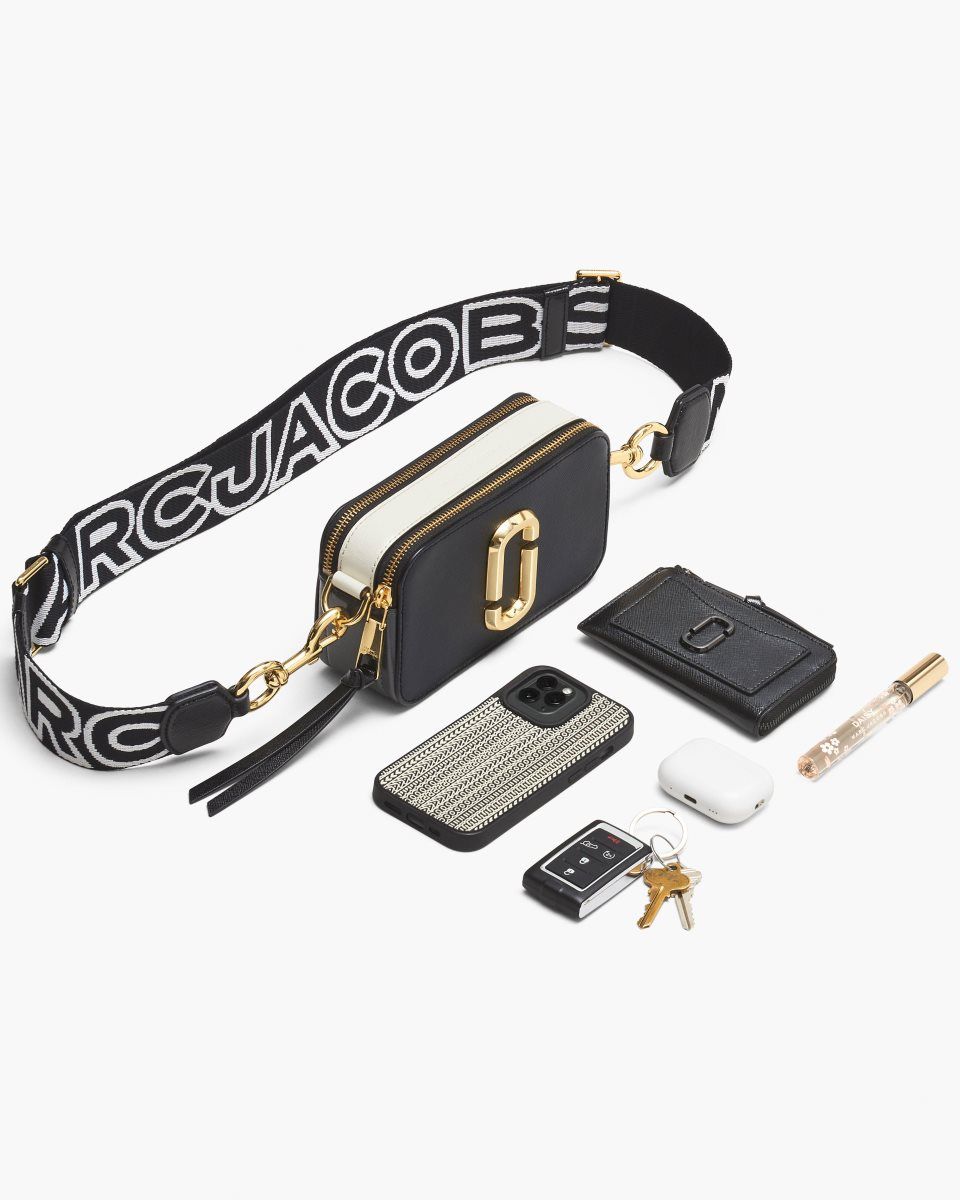Sac Snapshot Marc Jacobs The Cheetah Haircalf Snapshot Femme Noir Multicolore | 872PQDBJX