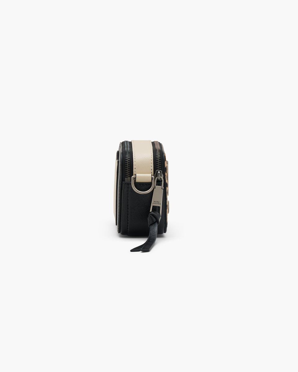 Sac Snapshot Marc Jacobs The Cheetah Haircalf Snapshot Femme Noir Multicolore | 872PQDBJX