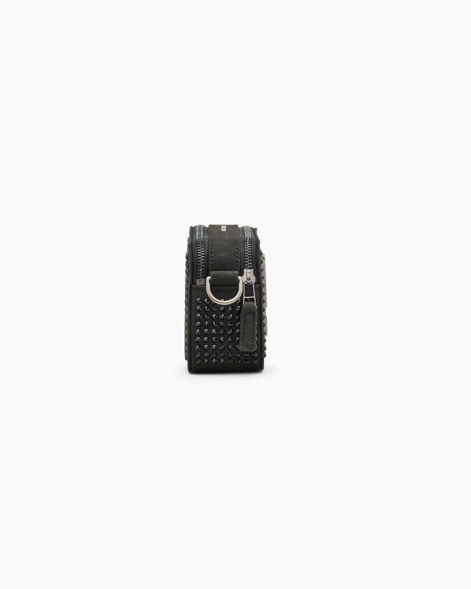 Sac Snapshot Marc Jacobs The Crystal Canvas Snapshot Femme Noir | 385IJCDNQ