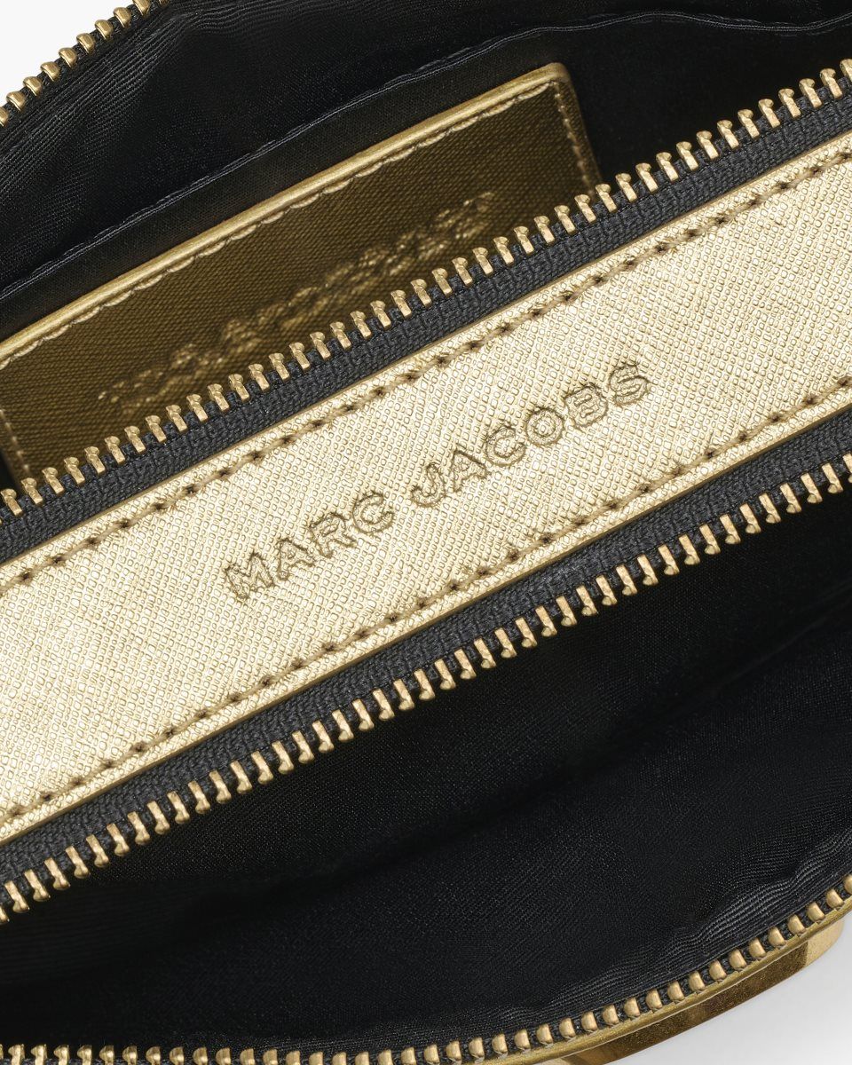 Sac Snapshot Marc Jacobs The Metallic Snapshot Femme Doré | 418WZNEML