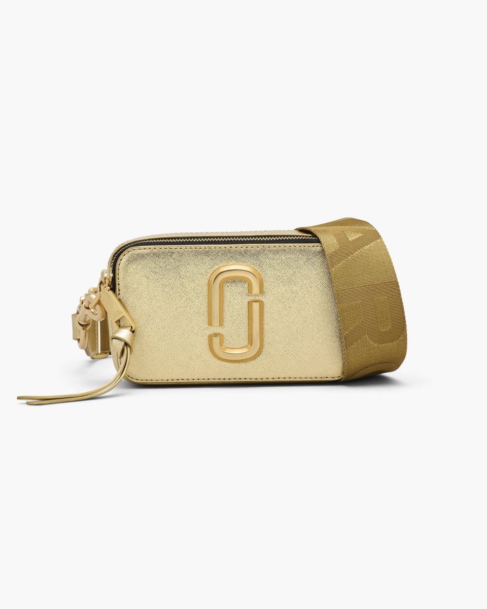 Sac Snapshot Marc Jacobs The Metallic Snapshot Femme Doré | 418WZNEML