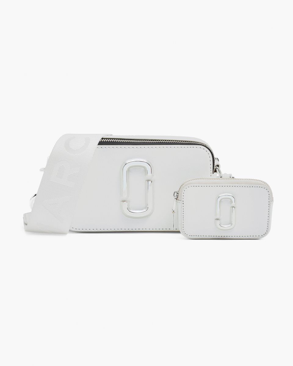 Sac Snapshot Marc Jacobs The Nano Snapshot Charm Femme Blanche | 617LUPJBS