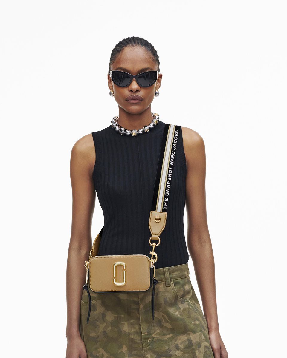 Sac Snapshot Marc Jacobs The Snapshot Femme Marron Multicolore | 367XLOMBW