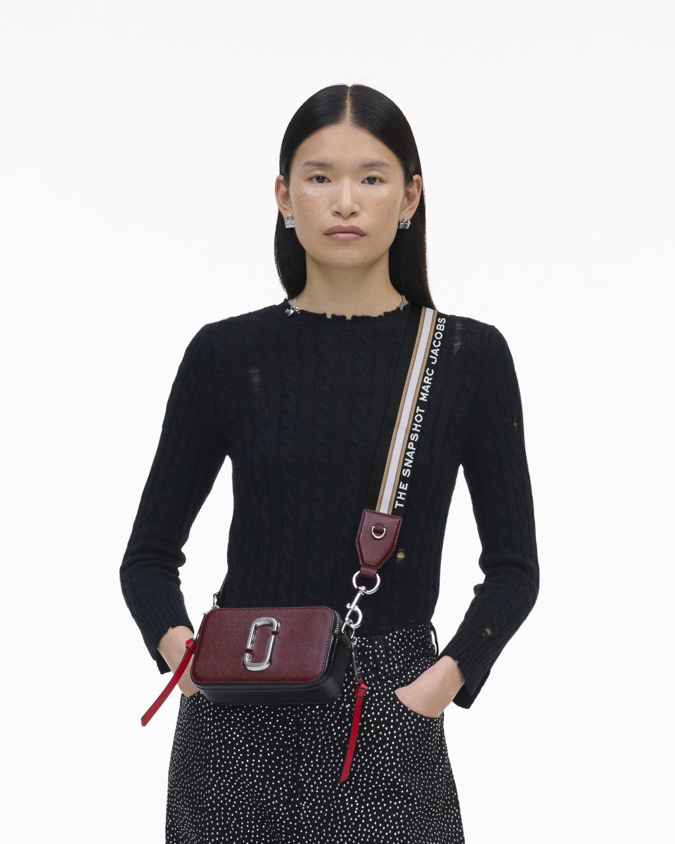 Sac Snapshot Marc Jacobs The Snapshot Femme Bordeaux Multicolore | 576TKLFMN