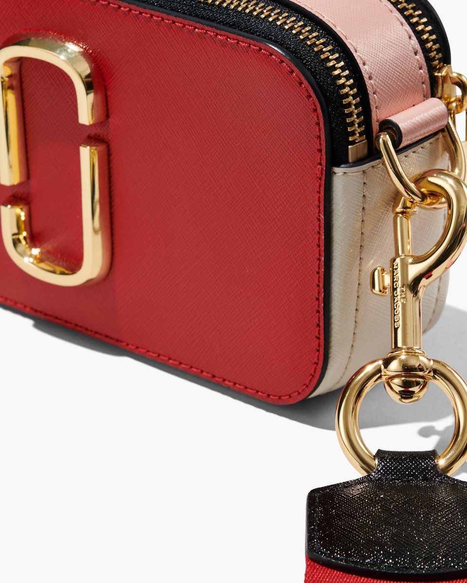 Sac Snapshot Marc Jacobs The Snapshot Femme Rouge Multicolore | 745RSXKZG