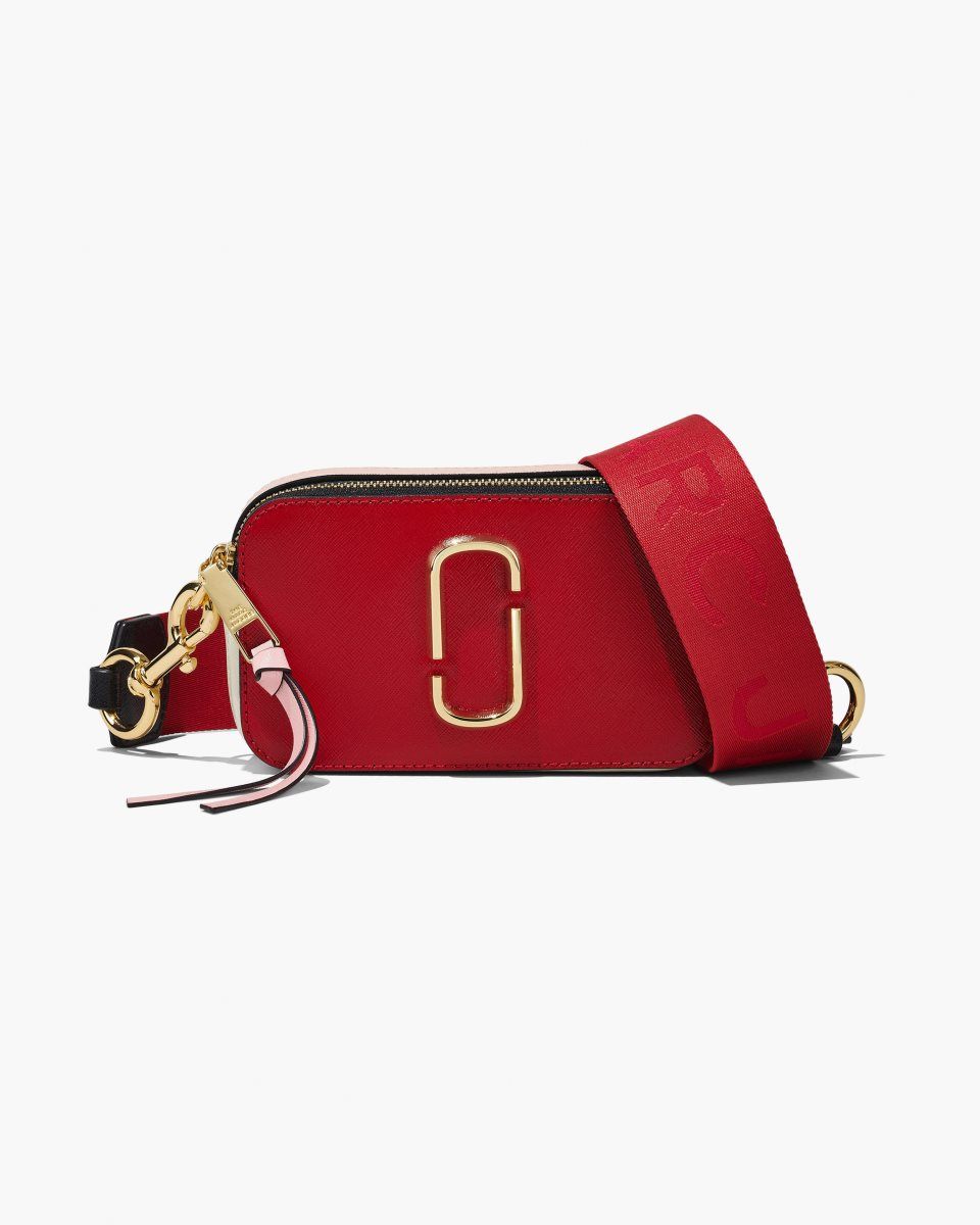 Sac Snapshot Marc Jacobs The Snapshot Femme Rouge Multicolore | 745RSXKZG