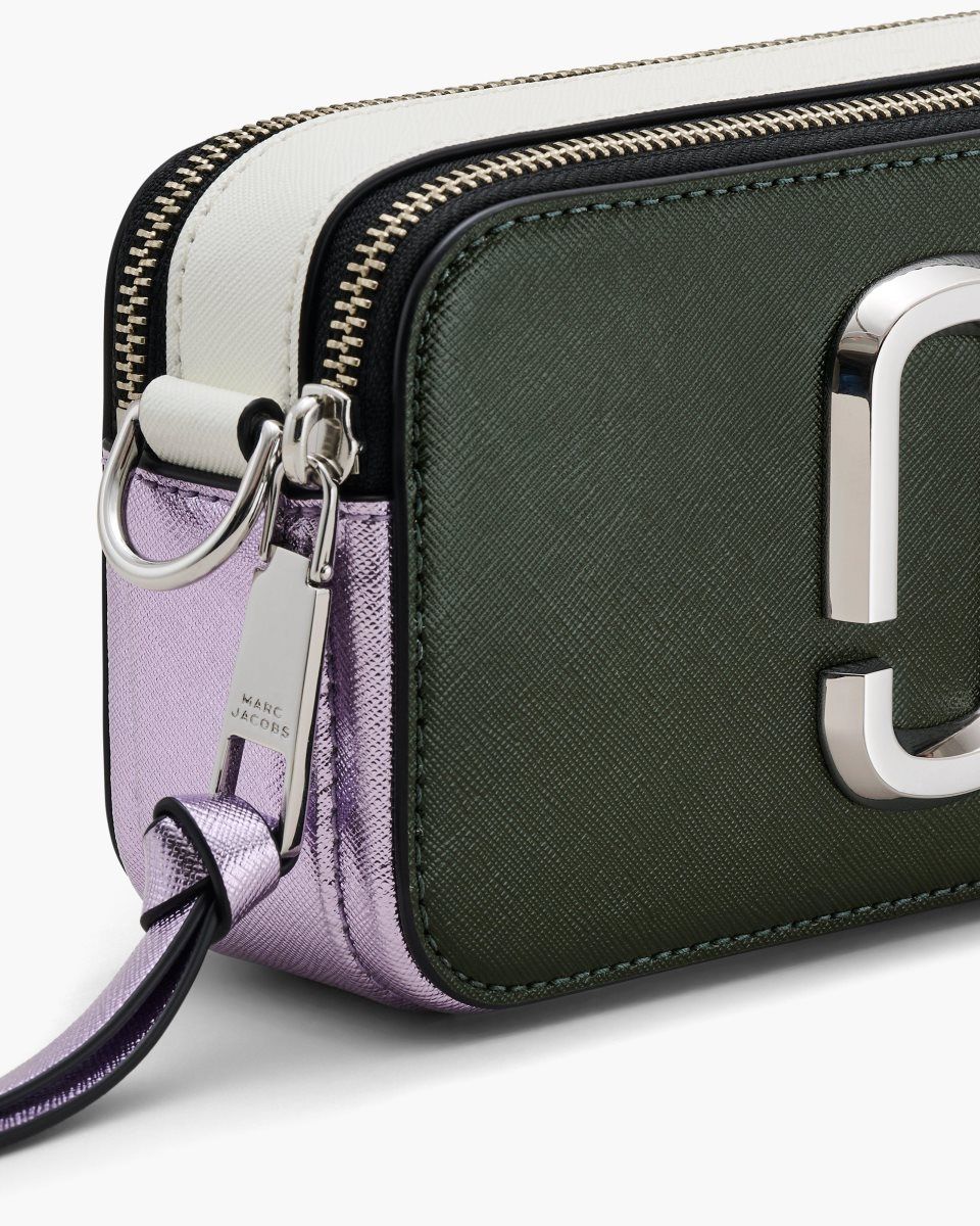 Sac Snapshot Marc Jacobs The Snapshot Femme Vert Foncé Multicolore | 091PKQVDA