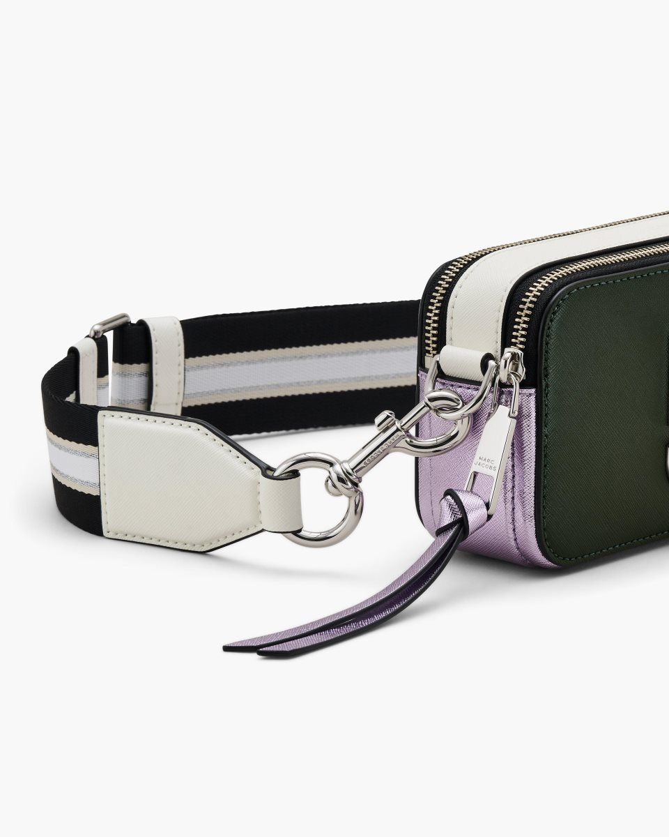 Sac Snapshot Marc Jacobs The Snapshot Femme Vert Foncé Multicolore | 091PKQVDA