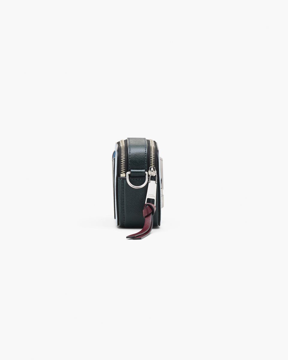 Sac Snapshot Marc Jacobs The Snapshot Femme Bleu Multicolore | 834BEUYVK