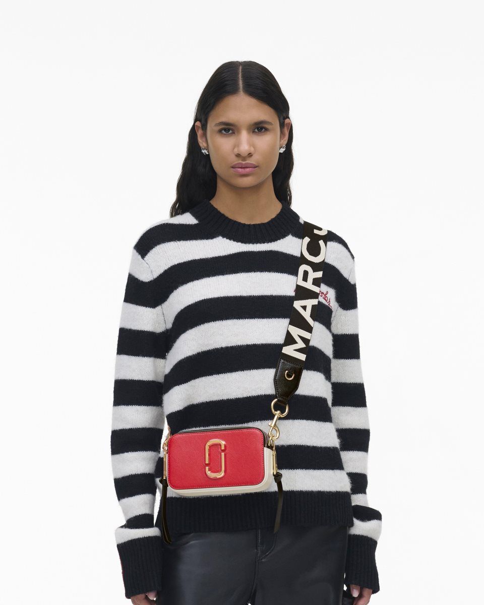 Sac Snapshot Marc Jacobs The Snapshot Femme Rouge Multicolore | 097CFXJSR