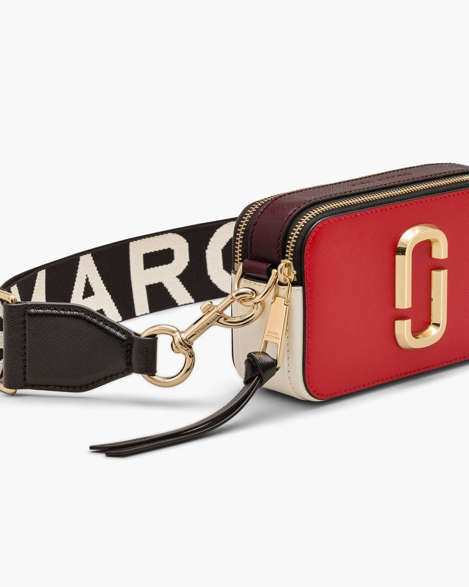 Sac Snapshot Marc Jacobs The Snapshot Femme Rouge Multicolore | 097CFXJSR