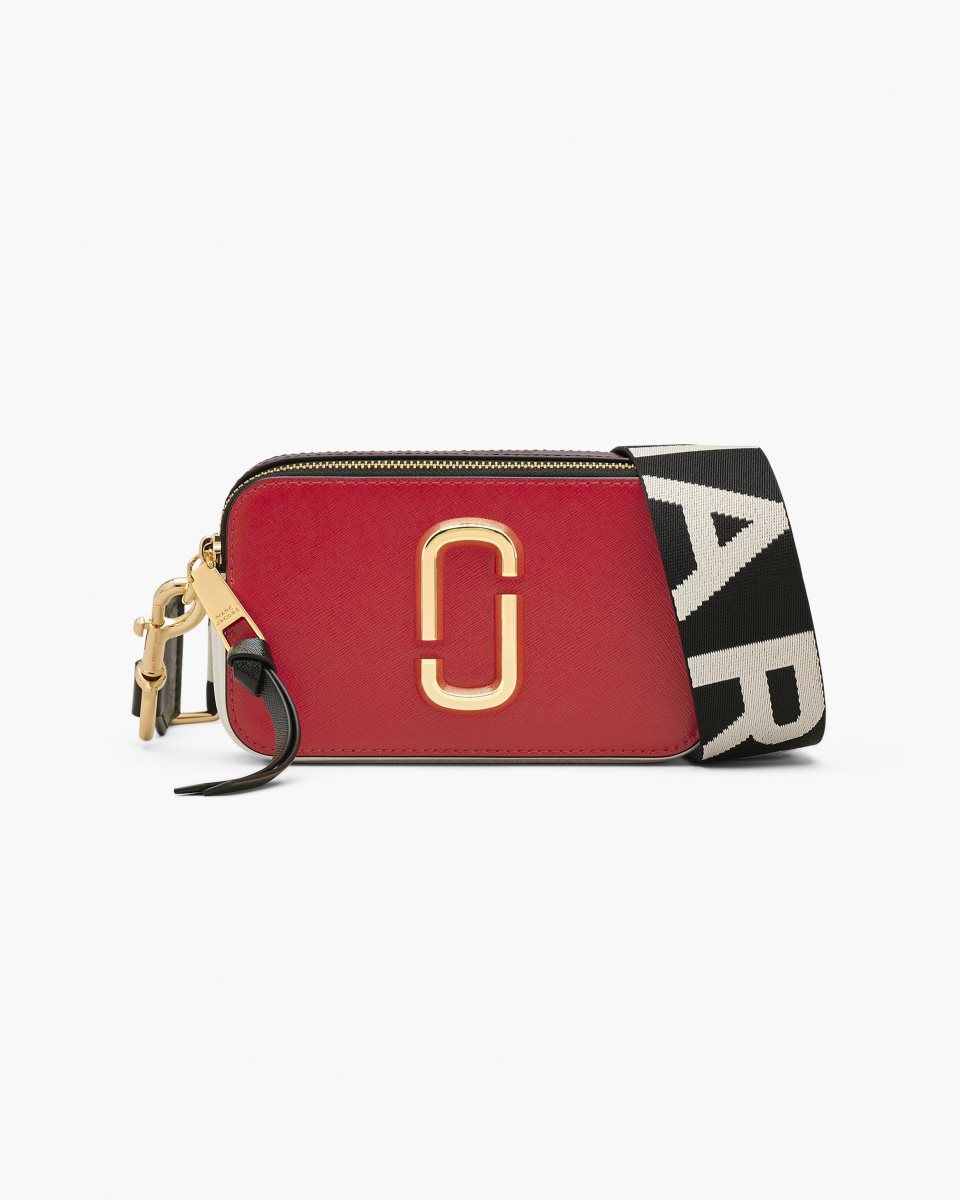 Sac Snapshot Marc Jacobs The Snapshot Femme Rouge Multicolore | 097CFXJSR