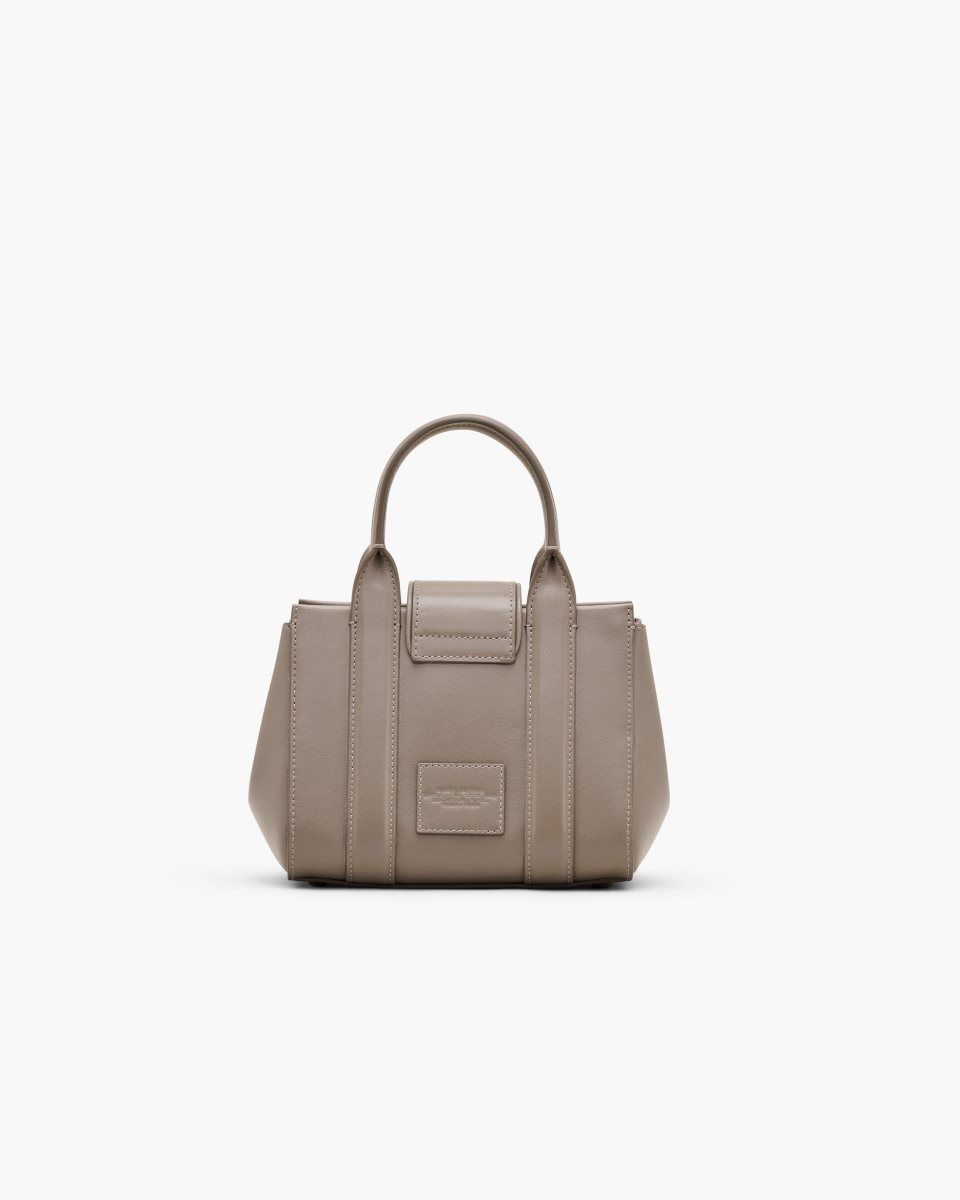 Sac a Main Marc Jacobs The Turnlock Crossbody Tote Bag Femme Cement | 309CGDBTR