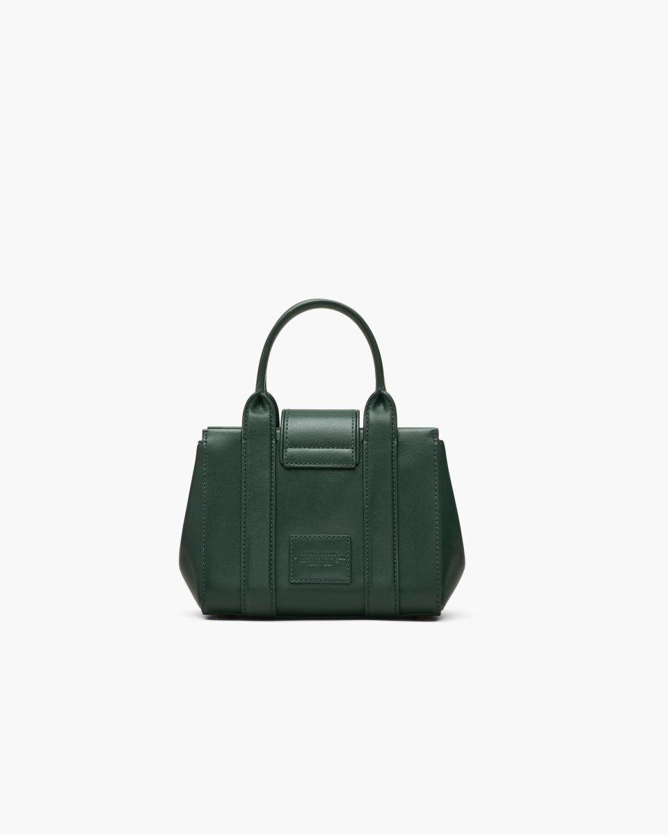 Sac a Main Marc Jacobs The Turnlock Crossbody Tote Bag Femme Vert Foncé | 960BIOLSX