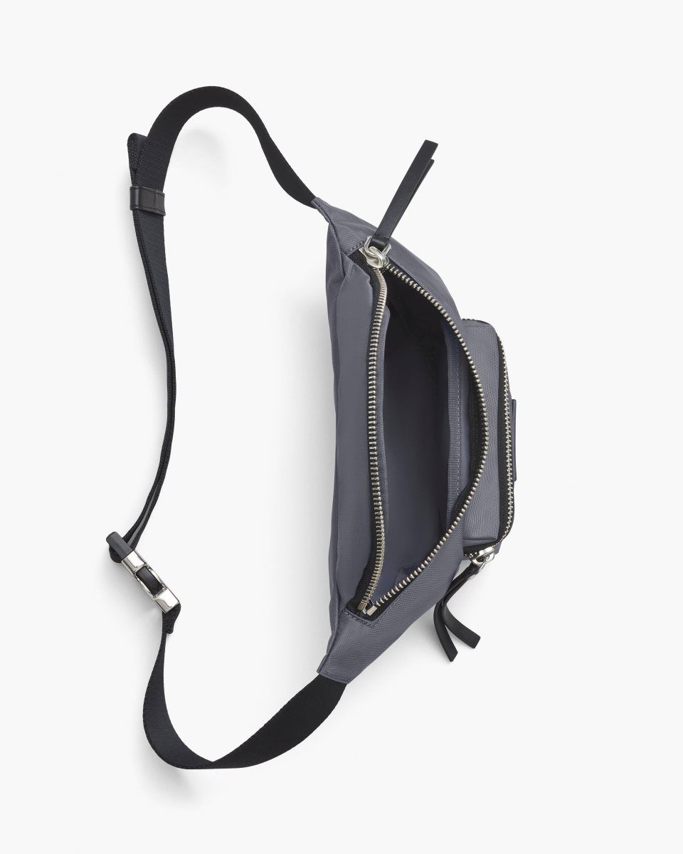 Sacs à Dos Marc Jacobs The Biker Nylon Belt Bag Femme Grise Foncé | 536PKLUHQ