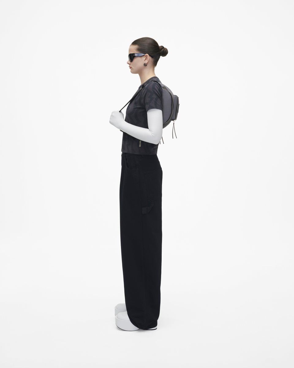 Sacs à Dos Marc Jacobs The Biker Nylon Belt Bag Femme Grise Foncé | 536PKLUHQ