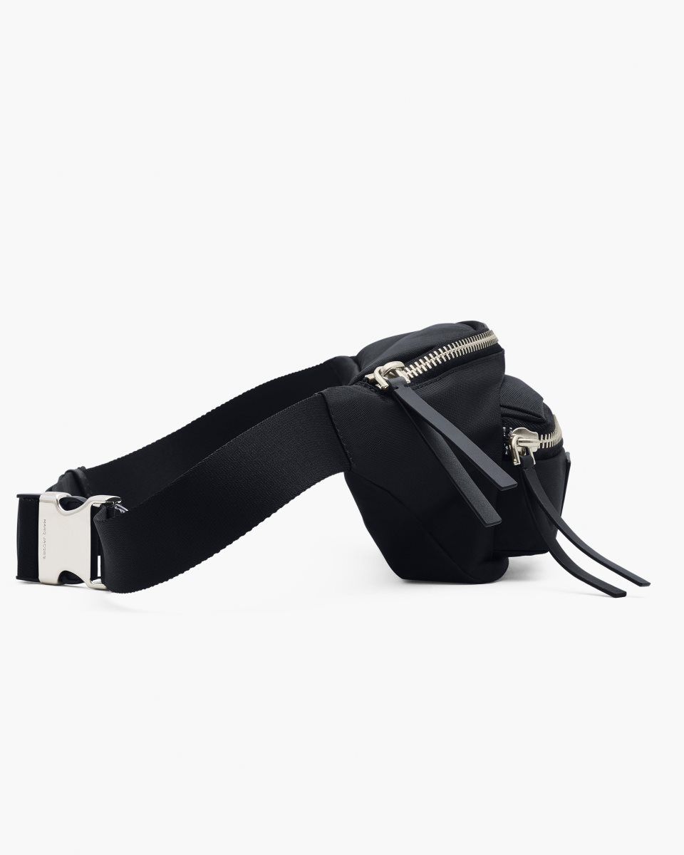 Sacs à Dos Marc Jacobs The Biker Nylon Belt Bag Femme Noir | 709HKBXSG