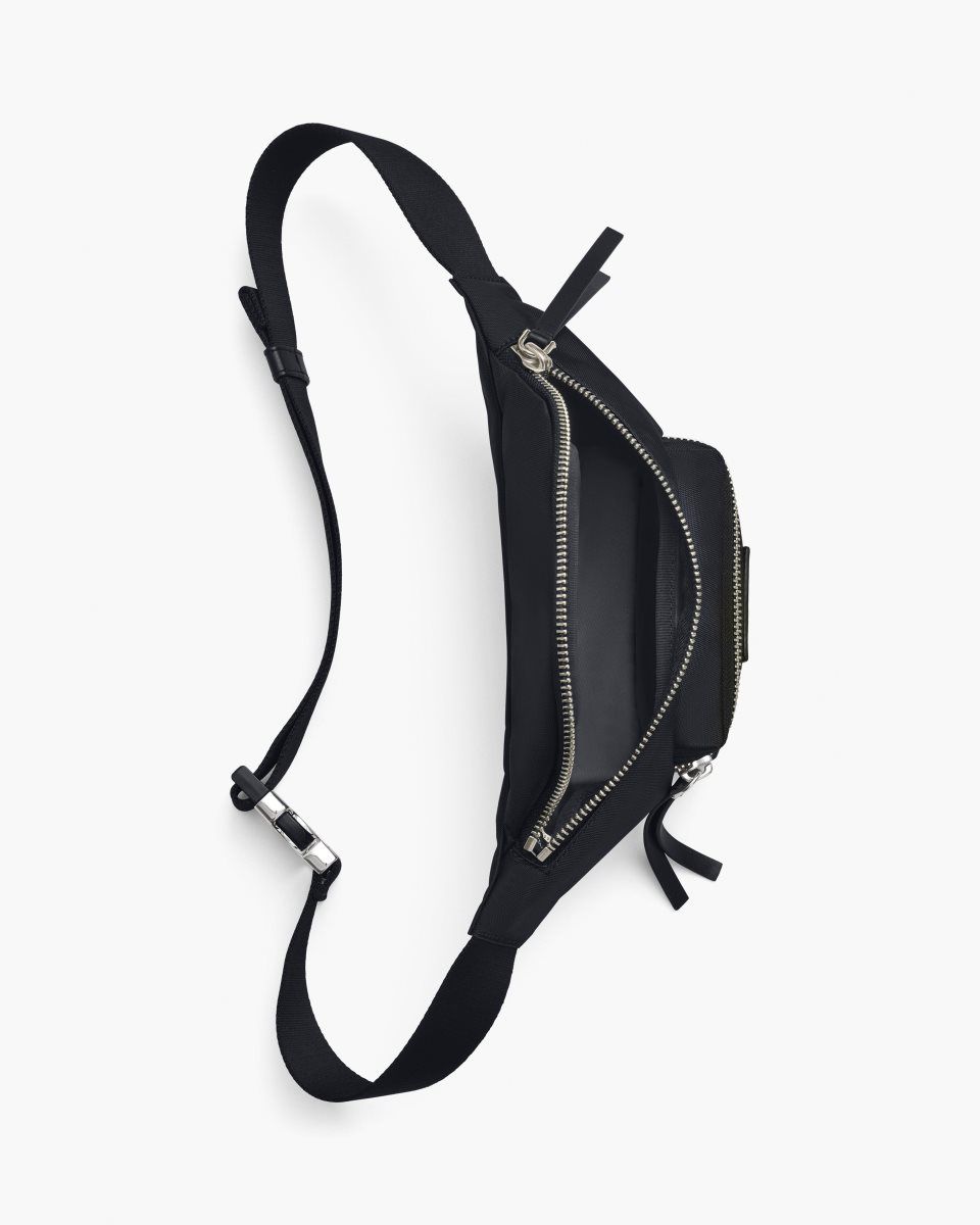 Sacs à Dos Marc Jacobs The Biker Nylon Belt Bag Femme Noir | 709HKBXSG