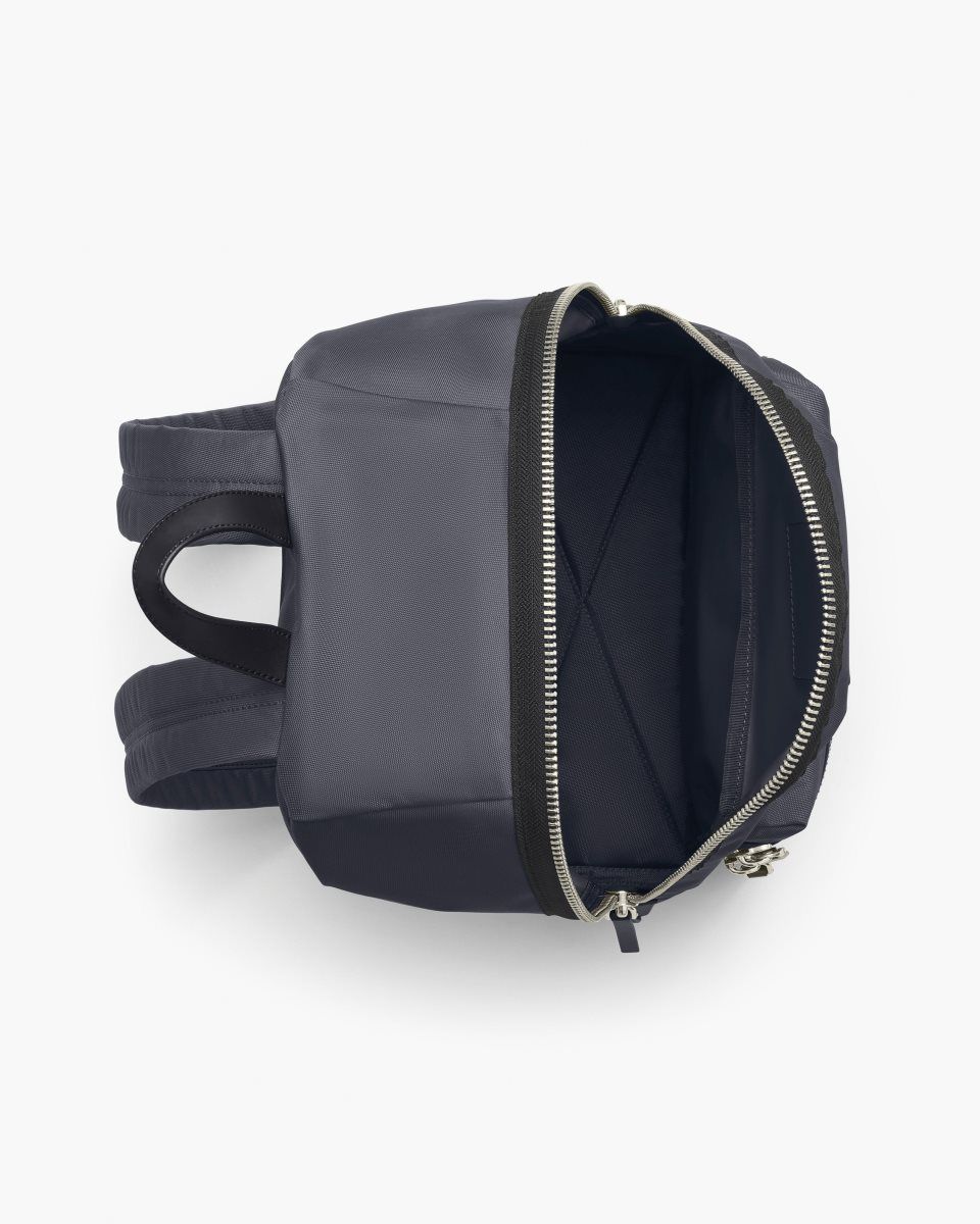 Sacs à Dos Marc Jacobs The Biker Nylon Large Backpack Femme Grise Foncé | 432LAUGSK