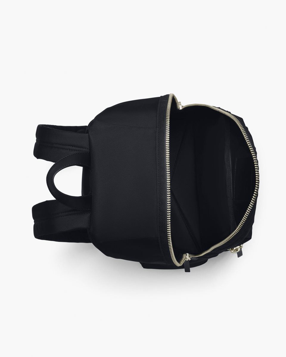 Sacs à Dos Marc Jacobs The Biker Nylon Large Backpack Femme Noir | 497LRJBGP