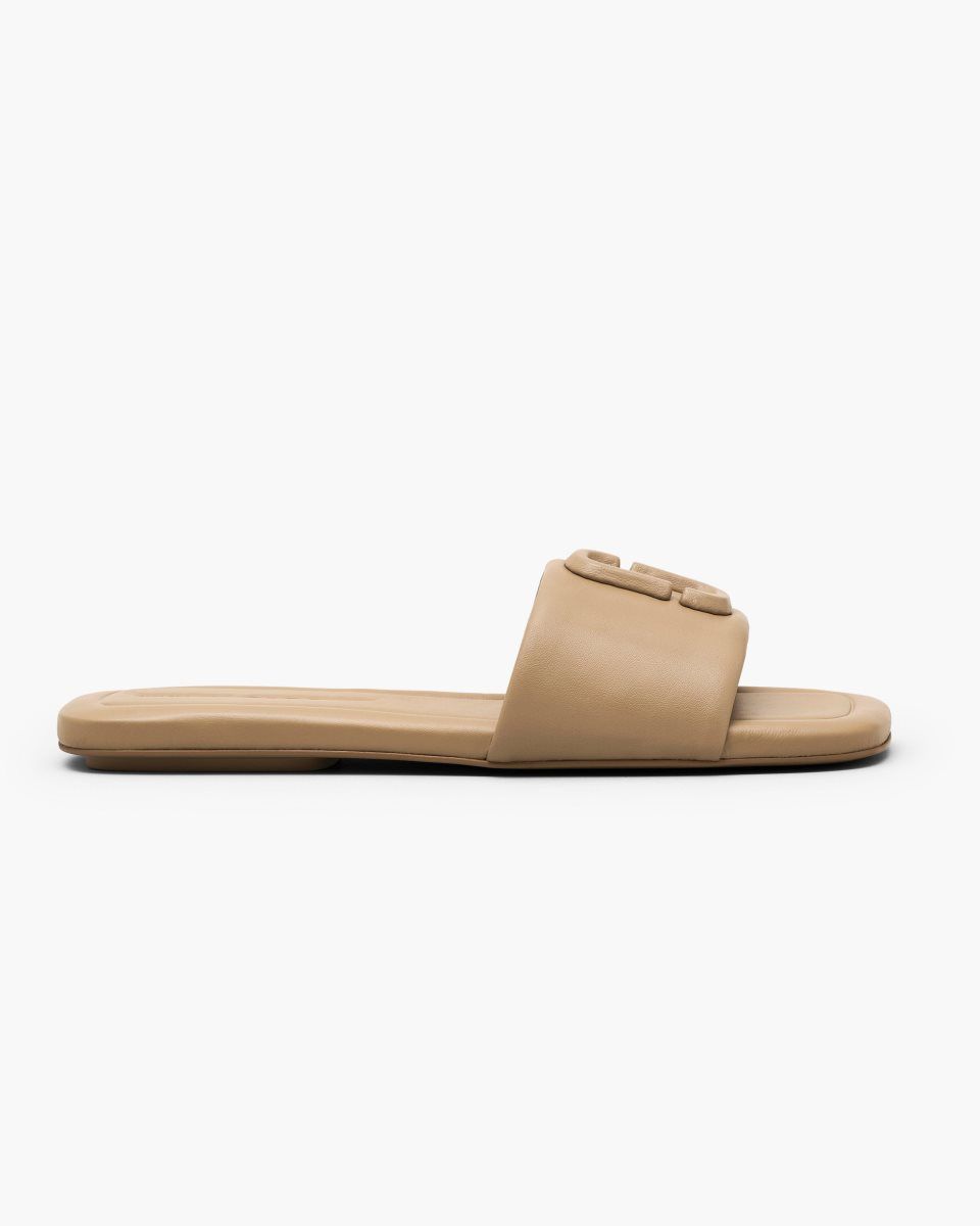 Sandale Marc Jacobs The J Marc Leather Sandal Femme Marron | 316DRLTXY