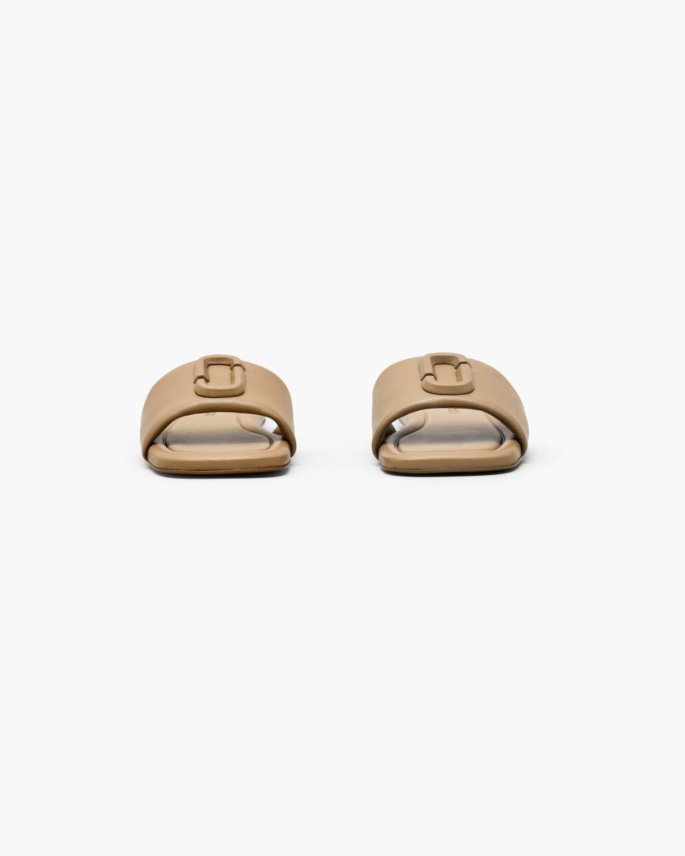 Sandale Marc Jacobs The J Marc Leather Sandal Femme Marron | 316DRLTXY