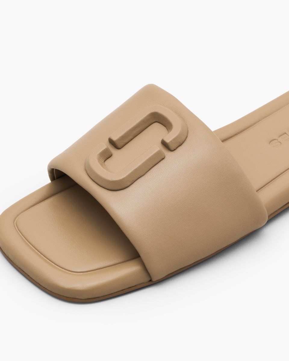 Sandale Marc Jacobs The J Marc Leather Sandal Femme Marron | 316DRLTXY