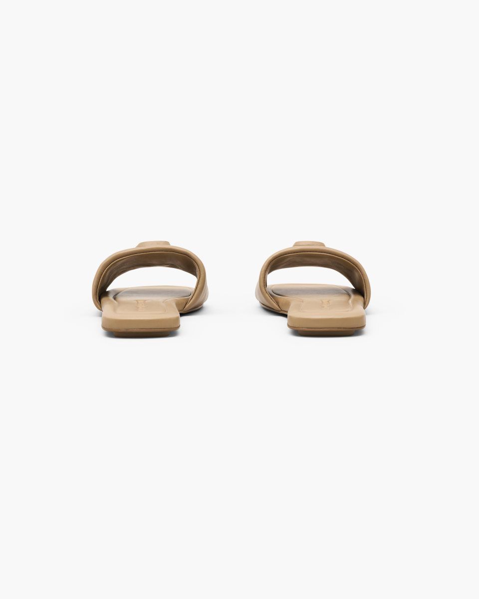 Sandale Marc Jacobs The J Marc Leather Sandal Femme Marron | 316DRLTXY