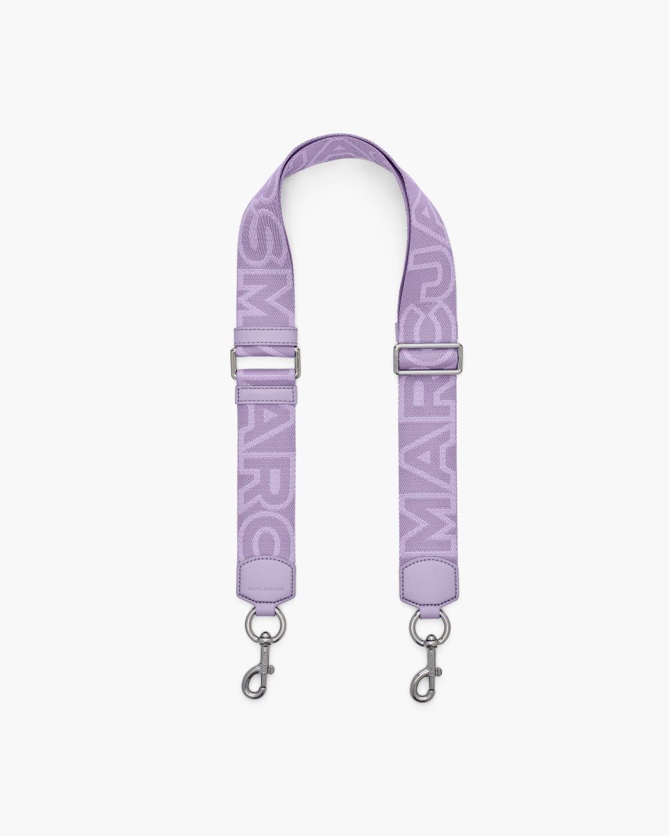 Sangle De Sac Marc Jacobs The Outline Logo Webbing Strap Femme Violette Multicolore | 056AGZJLY