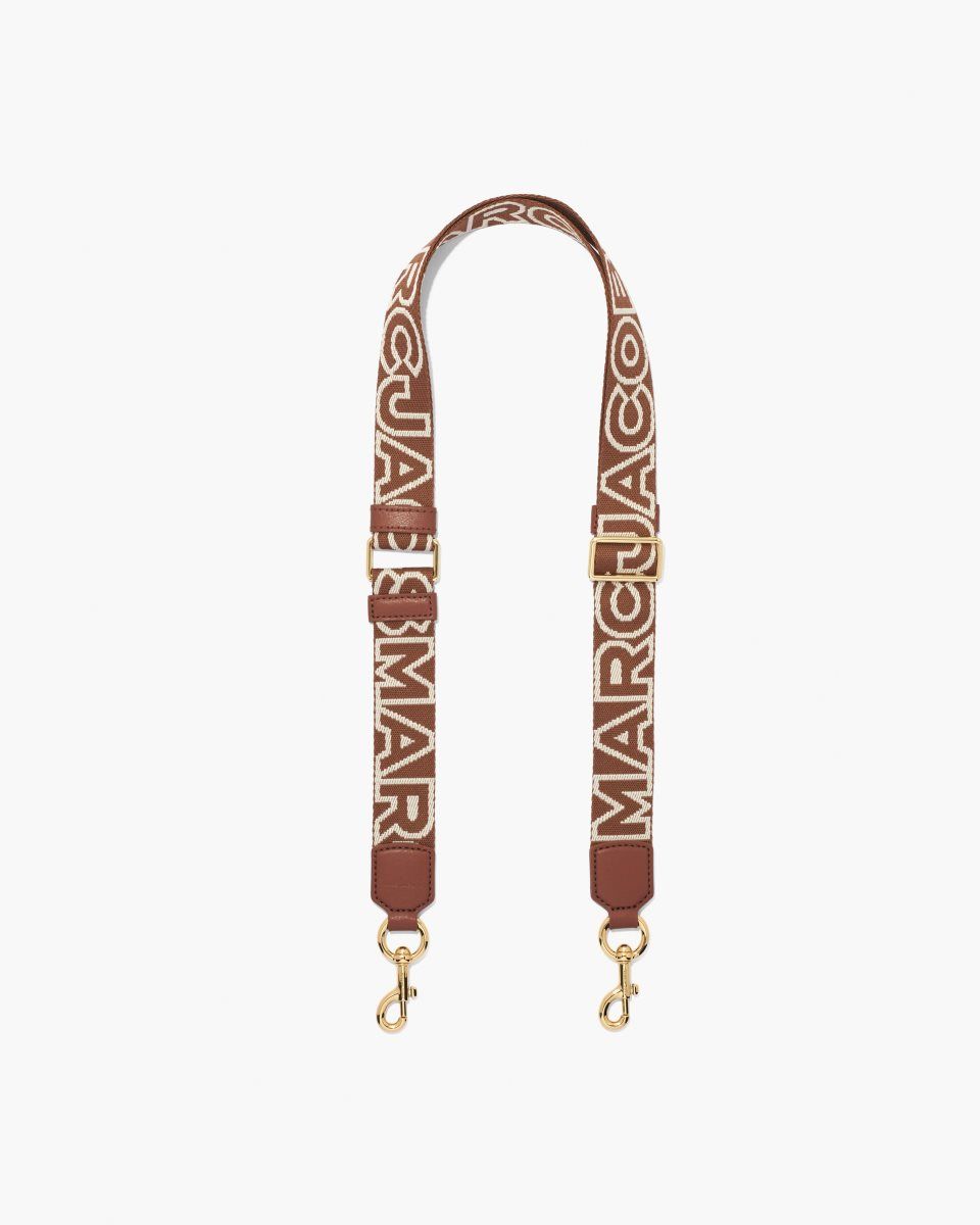 Sangle De Sac Marc Jacobs The Thin Outline Logo Webbing Strap Femme Multicolore | 508ADIKFP
