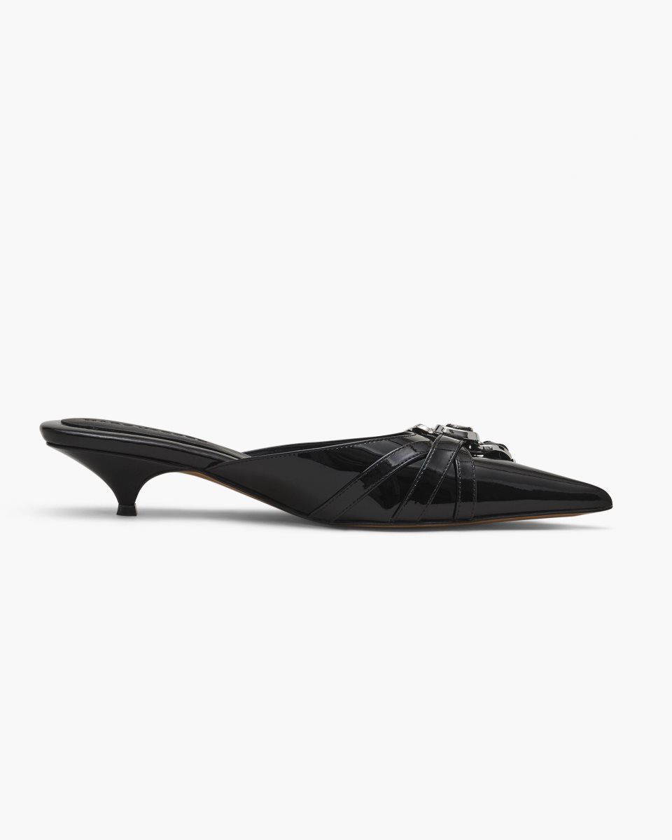 Talons Marc Jacobs The Emma Kitten Heel Femme Noir | 386ZMIUTW