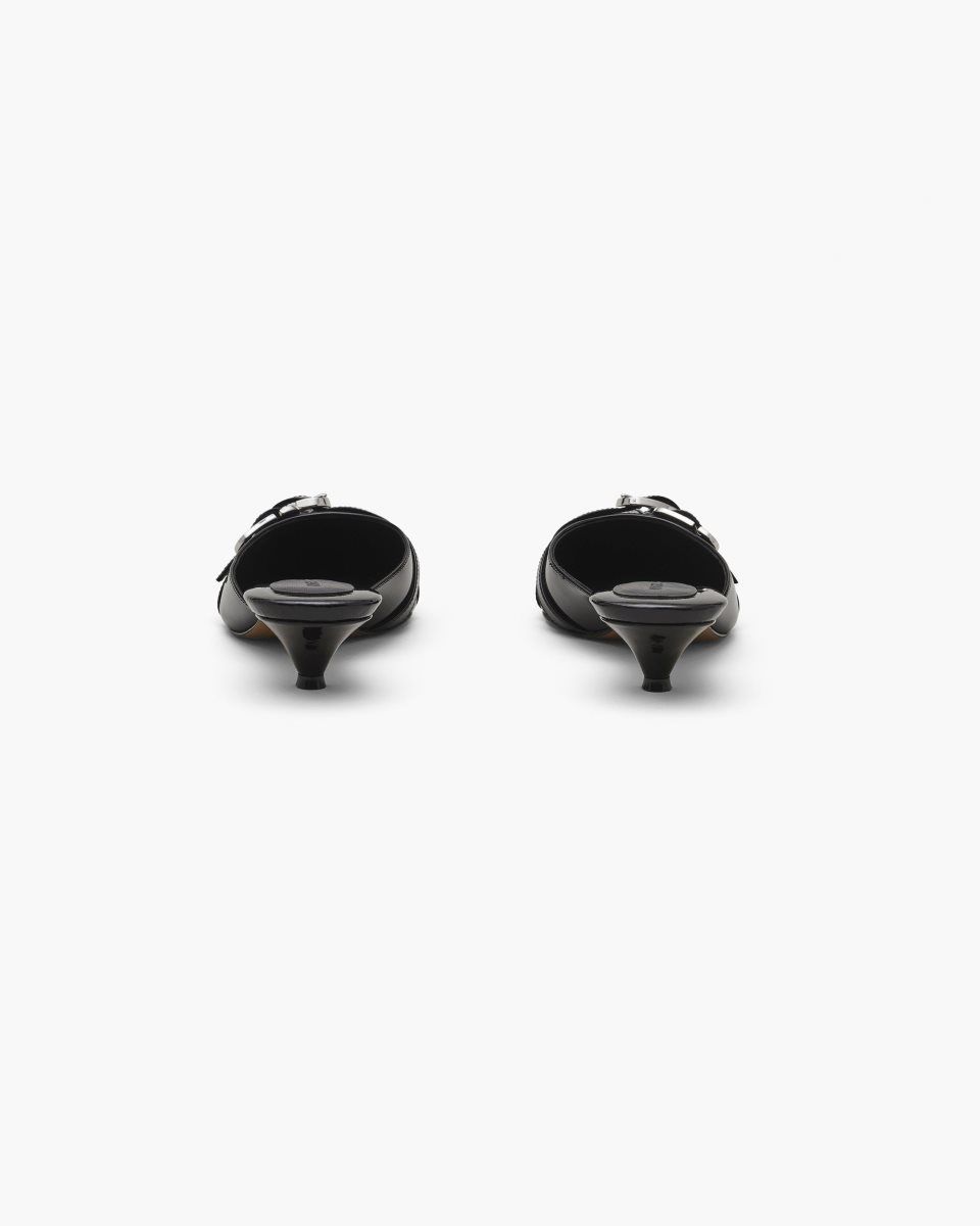 Talons Marc Jacobs The Emma Kitten Heel Femme Noir | 386ZMIUTW
