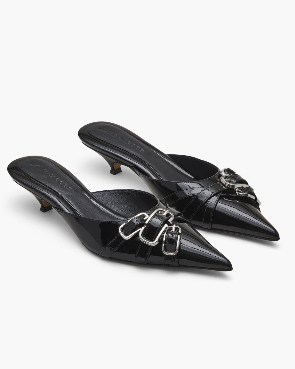 Talons Marc Jacobs The Emma Kitten Heel Femme Noir | 386ZMIUTW