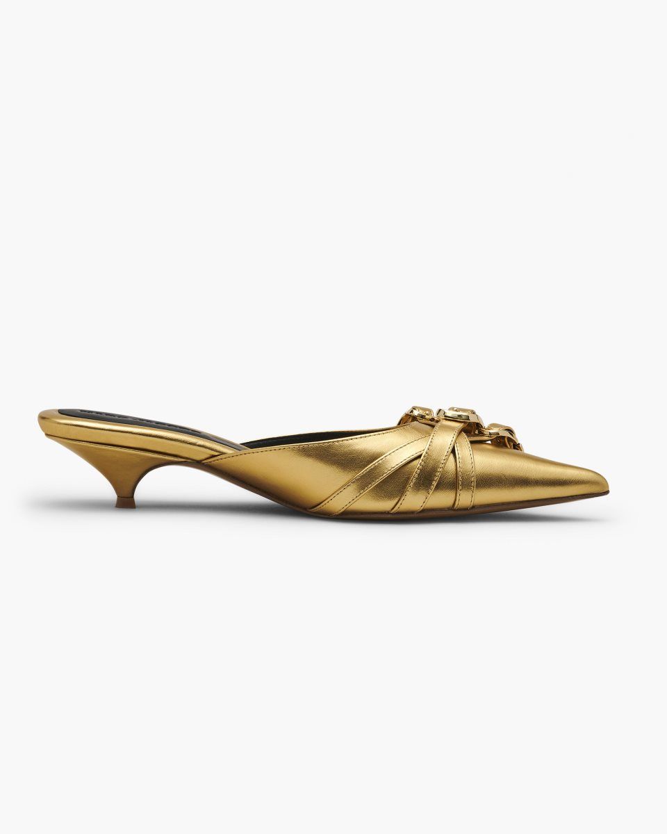 Talons Marc Jacobs The Emma Kitten Heel Femme Doré | 415GUJMAB