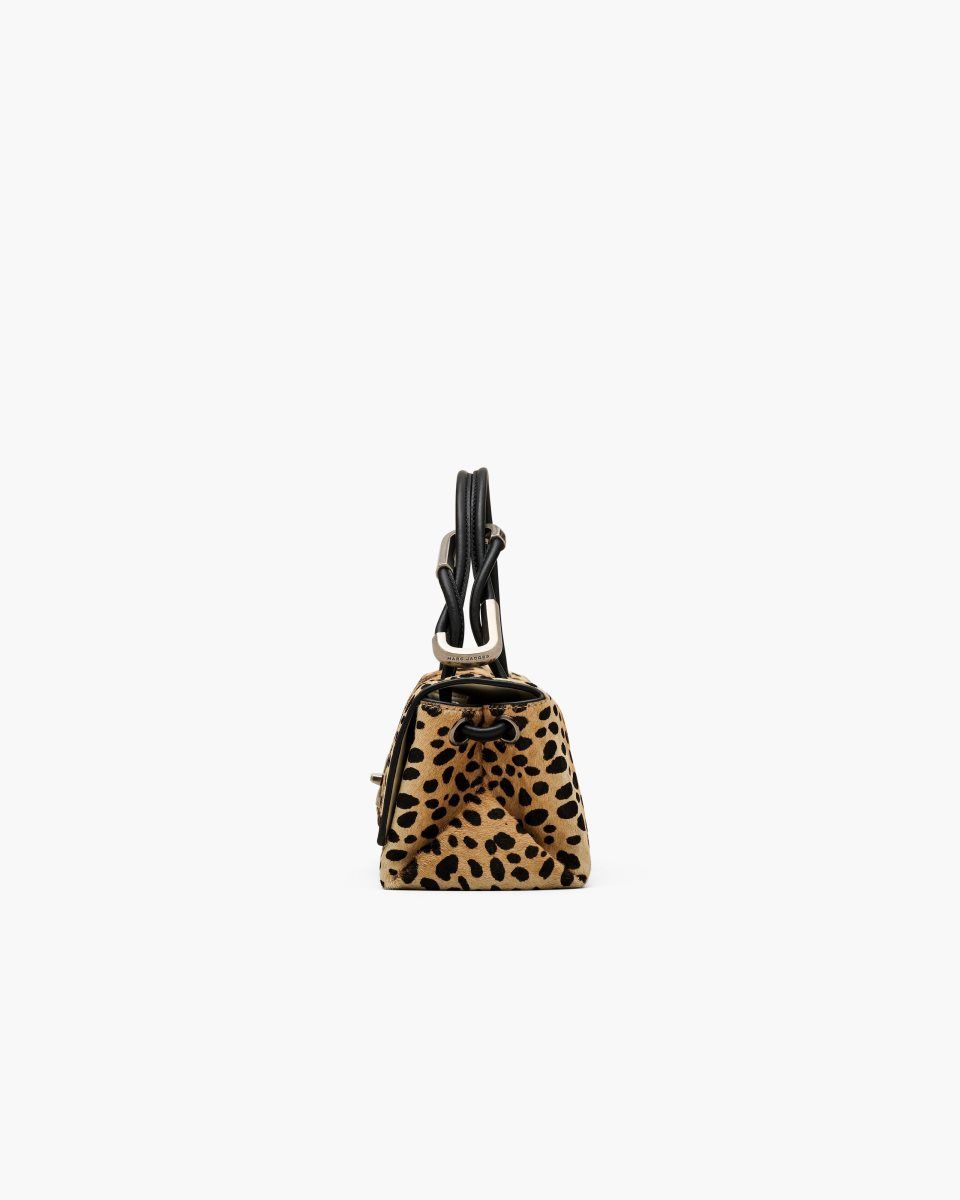 The Dual Bag Marc Jacobs The Cheetah Haircalf Mini Dual Bag Femme Noir Multicolore | 089ZMGILX