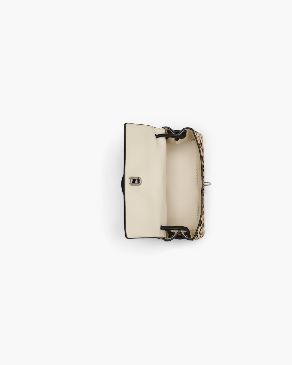 The Dual Bag Marc Jacobs The Cheetah Haircalf Mini Dual Bag Femme Noir Multicolore | 089ZMGILX