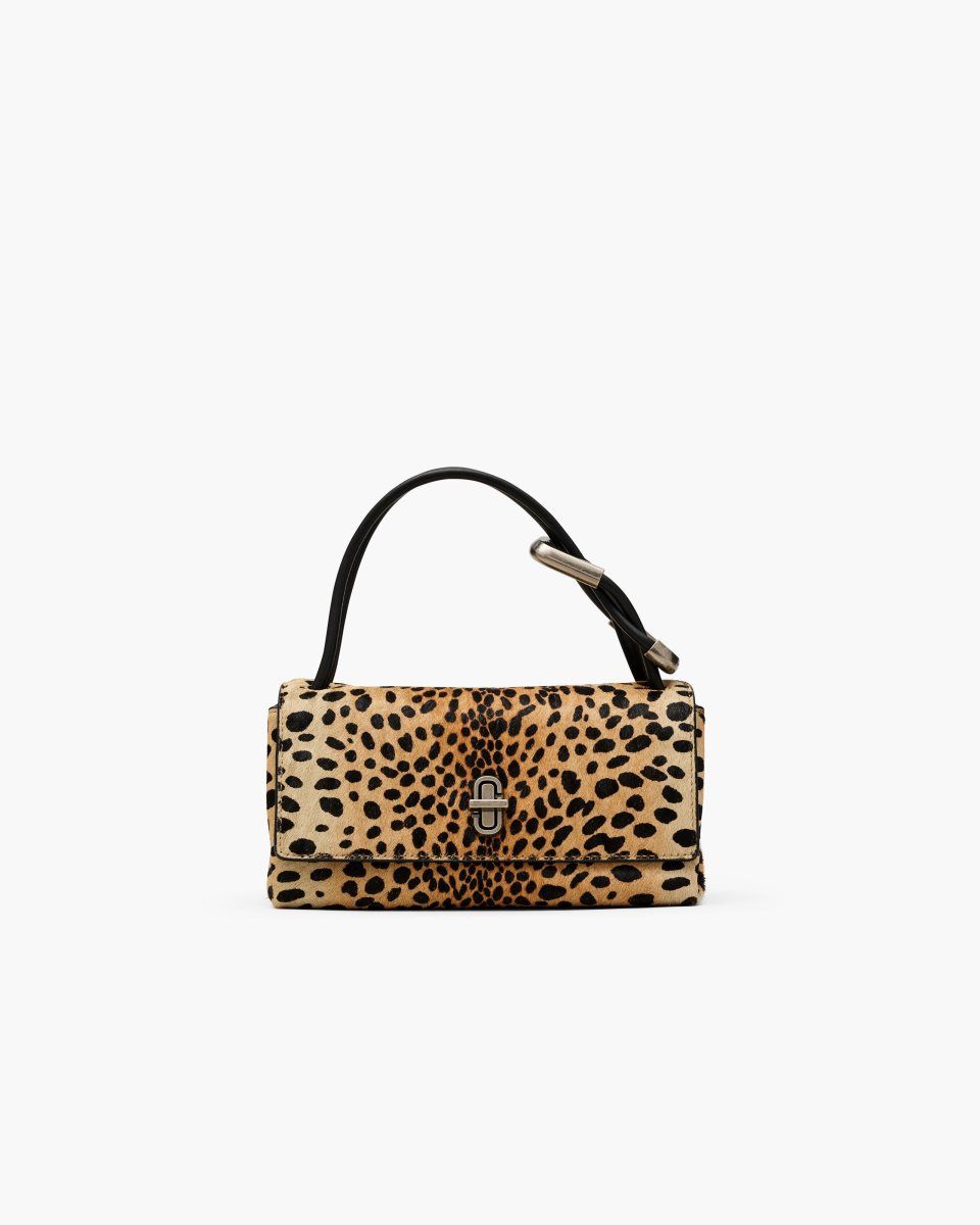 The Dual Bag Marc Jacobs The Cheetah Haircalf Mini Dual Bag Femme Noir Multicolore | 089ZMGILX