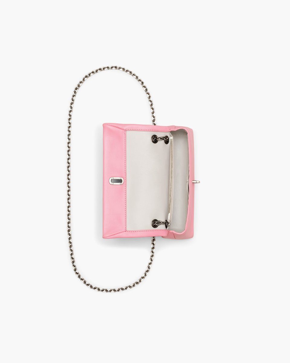 The Dual Bag Marc Jacobs The Dual Chain Wallet Femme Rose | 398KUDTIO