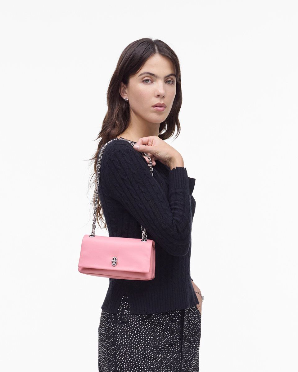 The Dual Bag Marc Jacobs The Dual Chain Wallet Femme Rose | 398KUDTIO