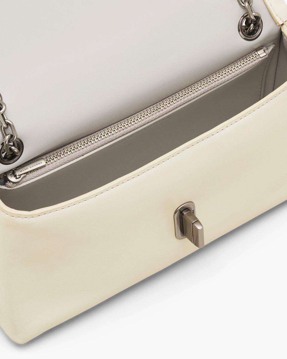 The Dual Bag Marc Jacobs The Dual Chain Wallet Femme Blanche | 518TICVSX