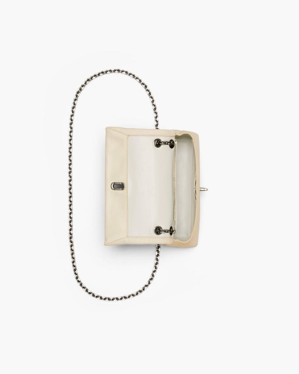 The Dual Bag Marc Jacobs The Dual Chain Wallet Femme Blanche | 518TICVSX