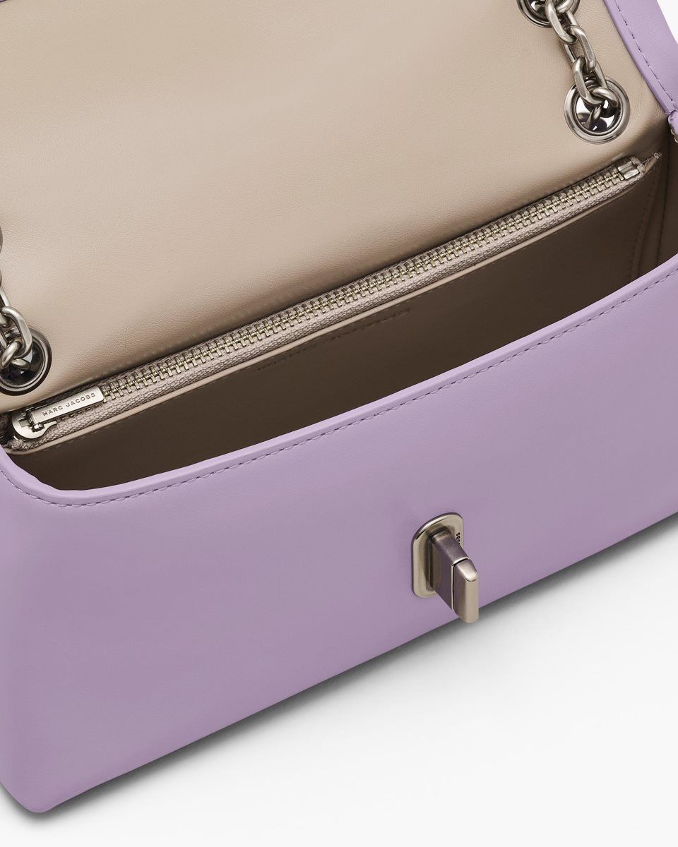 The Dual Bag Marc Jacobs The Dual Chain Wallet Femme Violette | 534ETJDCR