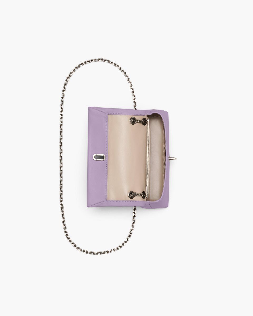The Dual Bag Marc Jacobs The Dual Chain Wallet Femme Violette | 534ETJDCR