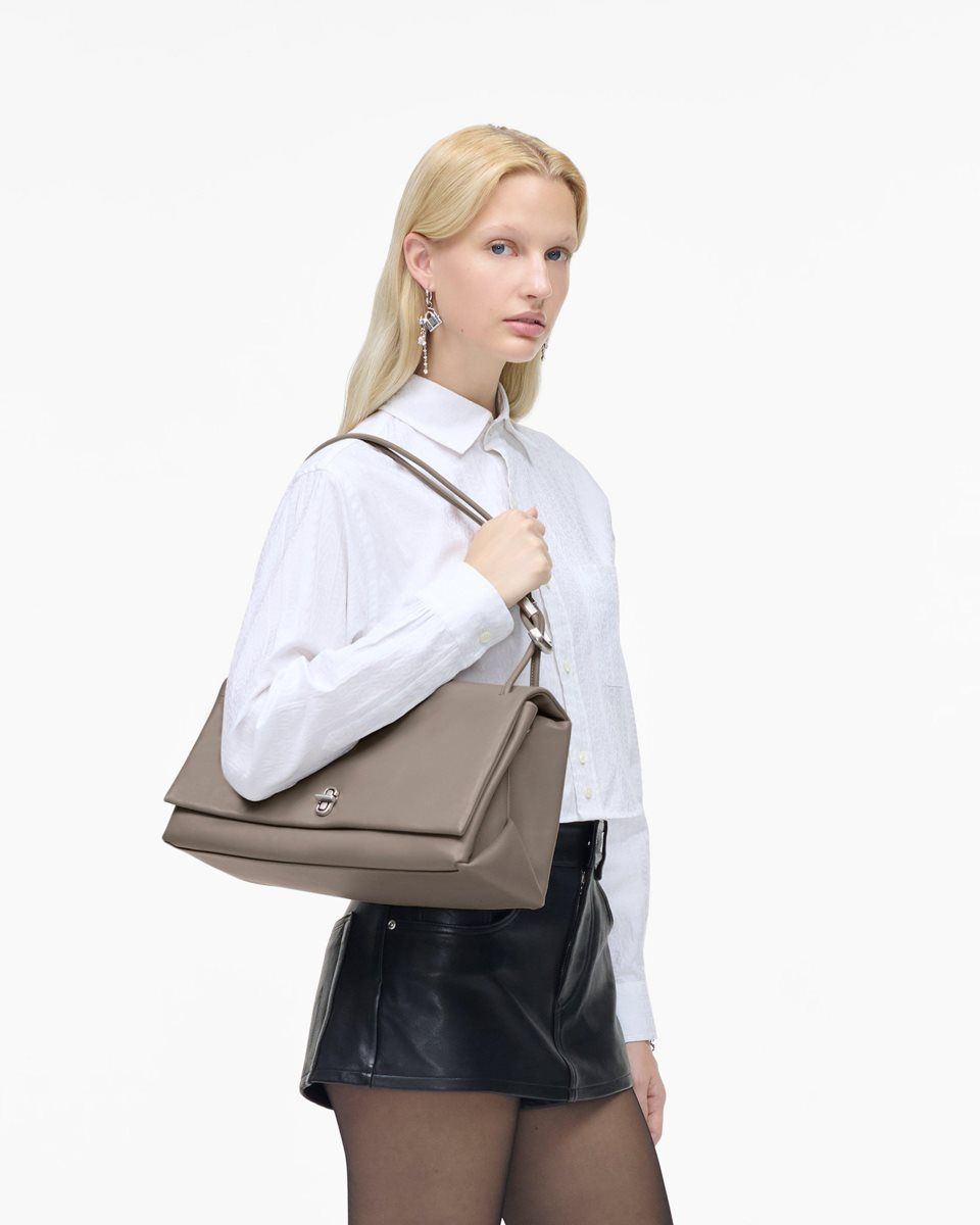 The Dual Bag Marc Jacobs The Large Dual Bag Femme Cement | 328YEBNDC