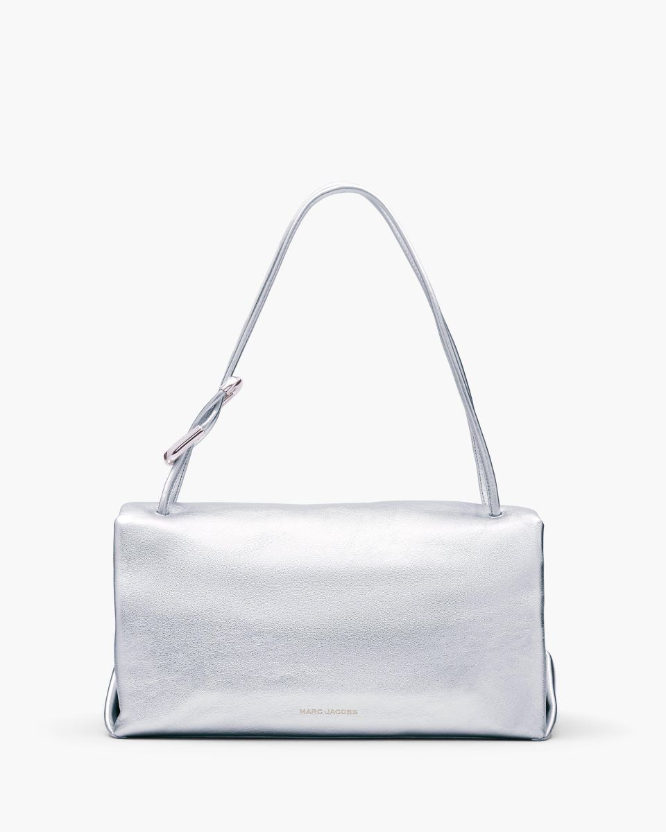 The Dual Bag Marc Jacobs The Metallic Large Dual Bag Femme Argent | 805GNXVUZ
