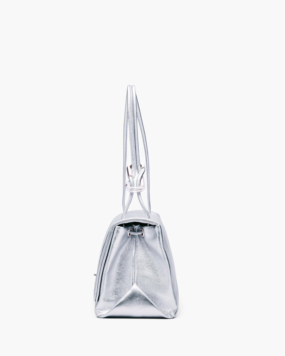The Dual Bag Marc Jacobs The Metallic Large Dual Bag Femme Argent | 805GNXVUZ