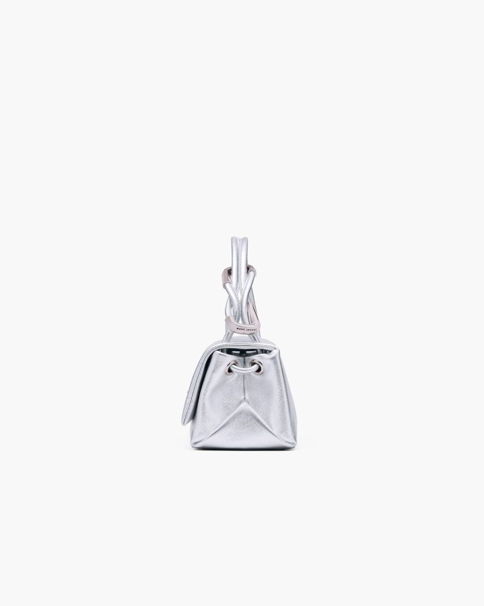 The Dual Bag Marc Jacobs The Metallic Mini Dual Bag Femme Argent | 016SGBPYD