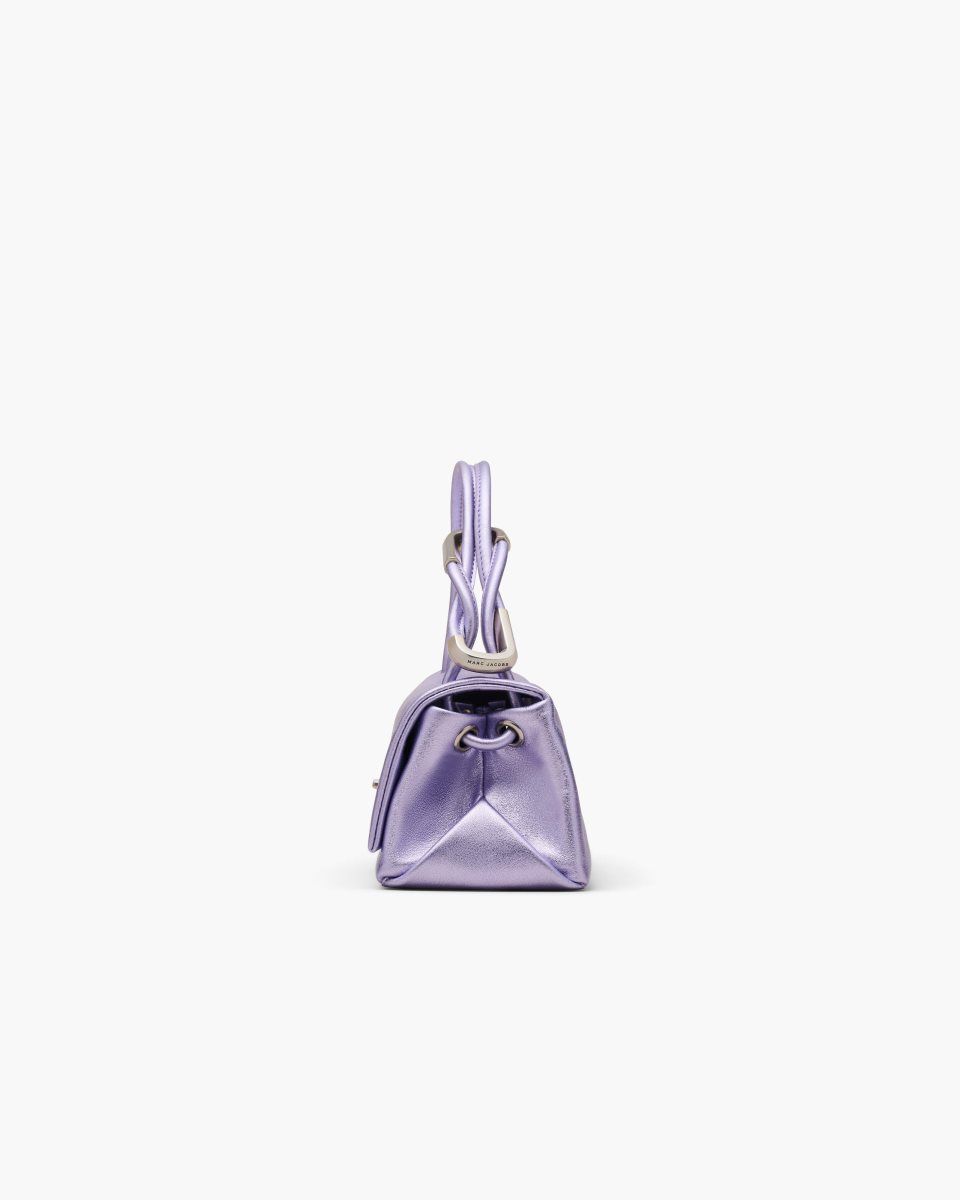 The Dual Bag Marc Jacobs The Metallic Mini Dual Bag Femme Violette | 849WCFNDB